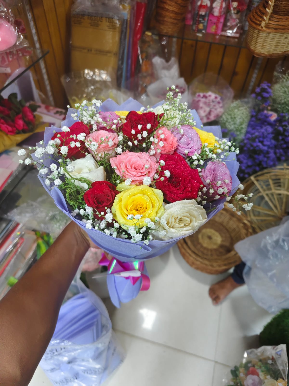 Rose Flower Bunch