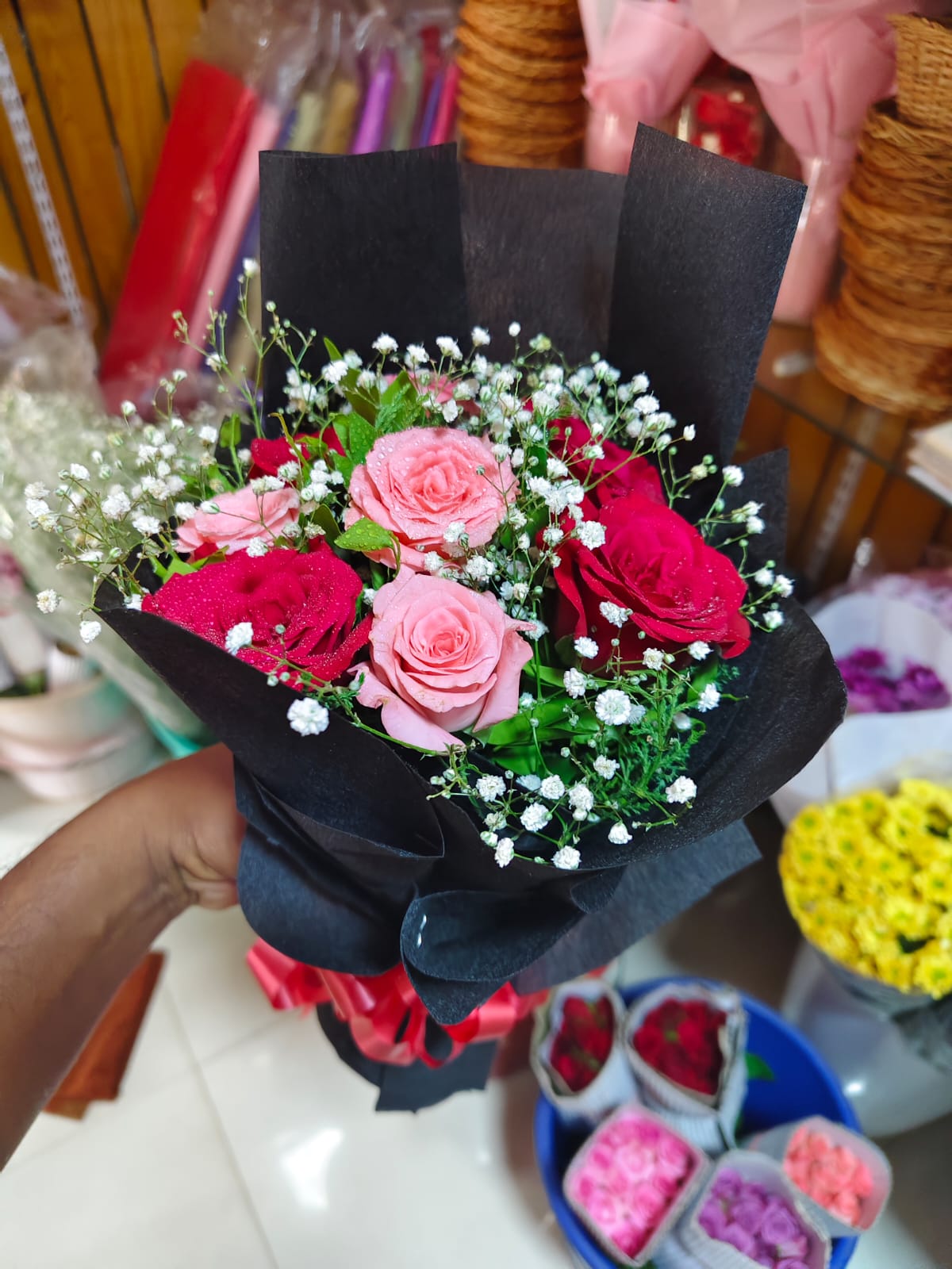Rose Flower Bunch