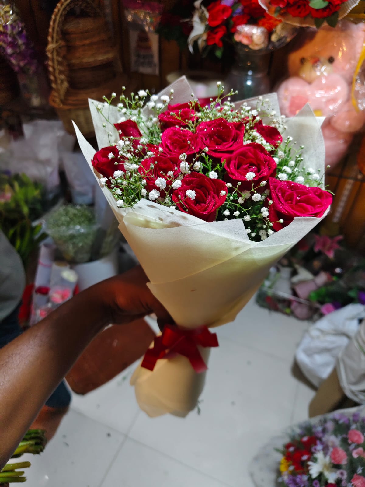 Rose Flower Bunch
